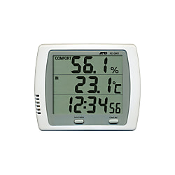 12 Metal Patio Thermometer & Hygrometer