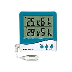 Indoor Thermometer-Hygrometer - Wall/Desktop Type, External Sensors,  AD-5648A, A&D