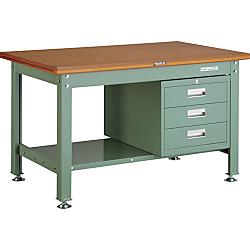 中量作業台（3段キャビネット付）均等荷重2000kg