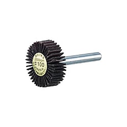 “ダイヤ軸付フラップホイール”（オールダイヤタイプ・軸径6mm） P-DF5020-6A-180