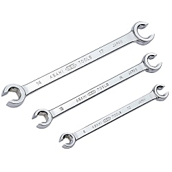 Double-ended flare nut wrench