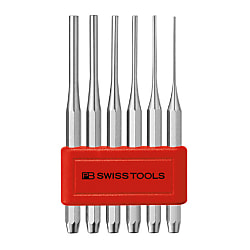 PB Swiss Tools 755.B Set of 5 Chrome Plated Punch Tools in Plastic Clip