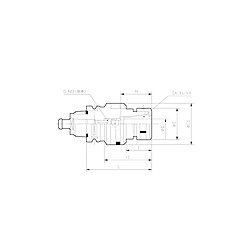 NC5ゼロフィット型スリムチャック NC5-63-SZF16C-150