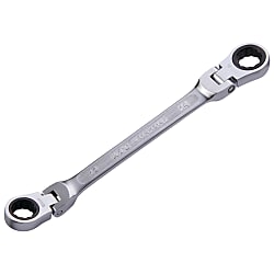 Ratchet Wrenches - Flex-Head, Box Type, Double-Ended, MR1A-F MR1A-1012F
