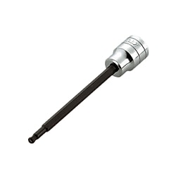 Long Ball Point Hex Bit Socket (12.7 mm Insertion Angle, Inch Size)