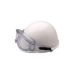 ゴーグル型保護メガネ ヘルメット取付式