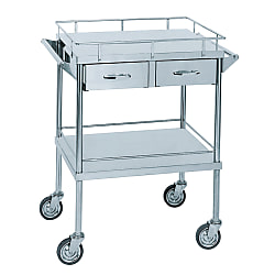 Stainless Steel Wagon (SUS304 / 2-Line Drawer-Attached)