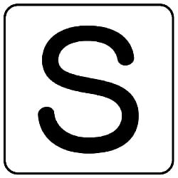 JIS Safety Display Stickers, Alphabetical