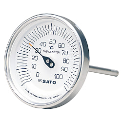 Bi-metal Thermometer (Back View)