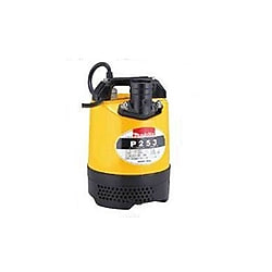水中ポンプ 吐出量100L/min、全揚程6m