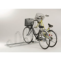 Horizontally Placed Bicycle Rack Front Wheel Plug-In Cycle Stand
