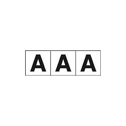 アルファベットステッカー（英字・白）