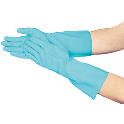 Nitrile Rubber Gloves, Solvex 275 (Flocked Back) 275-L