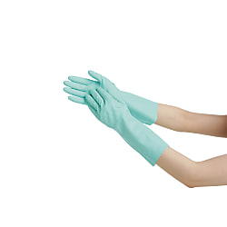 Nitrile Rubber Gloves, Nice Hand Extra, Medium NHEXC-MG-GN