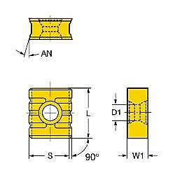 T-Max®Longedgeinsertformilling
