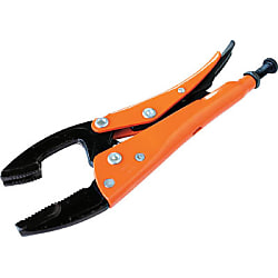 Grip pliers (grooved tip specification)