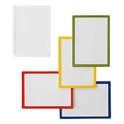 Pocket Pad, Size A4, White/Red/Blue/Yellow/Yellow-Green 365044