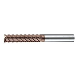 Fresa de metal duro de 6 flautas para alta dureza 45°, E167TX