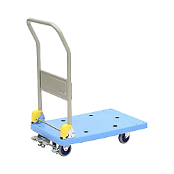 樹脂小型台車 フットブレーキ付