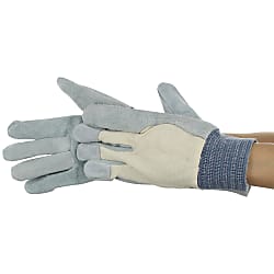 Heavy Duty Leather Gloves - Knitted Back Gloves 4920501565920