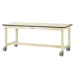 中量作業台／ワークテーブル耐荷重320kg （移動式H740）脚部材質スチール