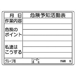 危険予知活動ボード（屋外用防雨型）