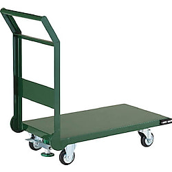 鋼鉄製運搬車 ストッパー付（固定ハンドル/800～1400mm）