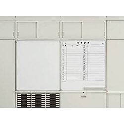 U型壁面書庫（スライドボード仕様） スライドボード