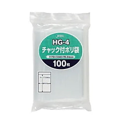 チャック付きポリ袋 幅 50～340mm LDPE