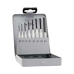 Parallel Pin Punch (Octagonal Body) With Guide Sleeve, 8-Piece Set 457-101-5