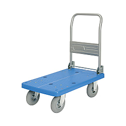 Cart with Pneumatic Tires with Fold-Able Handle and Stoppers
