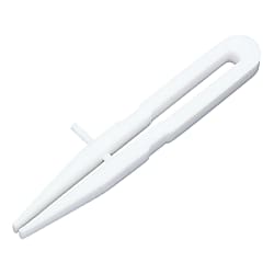 PTFE Flat Nose Tweezers with Guide