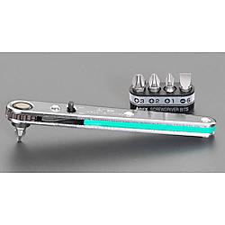[+ -]ドライバーセット(ラチェット ハンドル付)