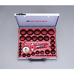 2-60mm 革ポンチキット(34個+420mmカッター付)