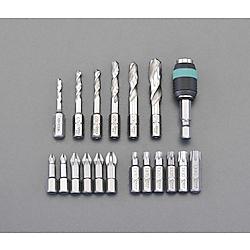 18本組 ドリル・ドライバービット(金属用・+・Torx)