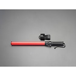 [単2x2本]LED誘導灯(赤色/520mm/ホルスター付)