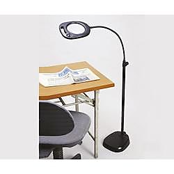 LEDライト付大型スタンドルーペCMS-1