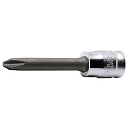 コーケン 6.35mm差込 Z-EALプラスビットソケット全長50mmNo.2