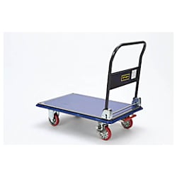 プレス製運搬車 自在ピン式フットブレーキ付
