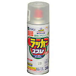 アサヒペン アスペンラッカースプレー 300ML ツヤ消しクリヤ