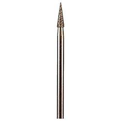 ミニモ 電着ダイヤモンドバー#140 Φ2.5 円錐鋭角