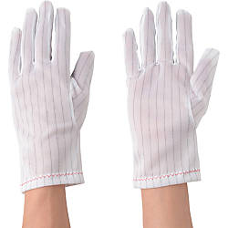 ADCLEAN 静電手袋(ロング) ラミネート無し L (12双入)