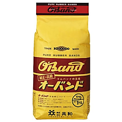 オーバンド（R）ゴムバンド アメ色 1kg袋