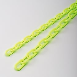 プラスチックチェーン　蛍光緑