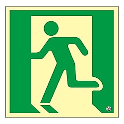 高輝度蓄光避難口誘導標識