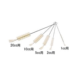 理化学ブラシ　注射器用　山羊毛　スチール柄　TBS-Sシリーズ
