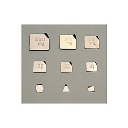 基準分銅型板状分銅(小質量:非磁性ステンレス)