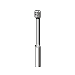 深穴用電着ダイヤモンドバー ショートトップタイプ 軸径φ3.0