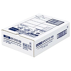 プリンタ兼用 ラベルシール 12面 500枚 KPC-E1121-500