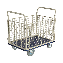 ノーパンクスチール網台車 両面開閉式